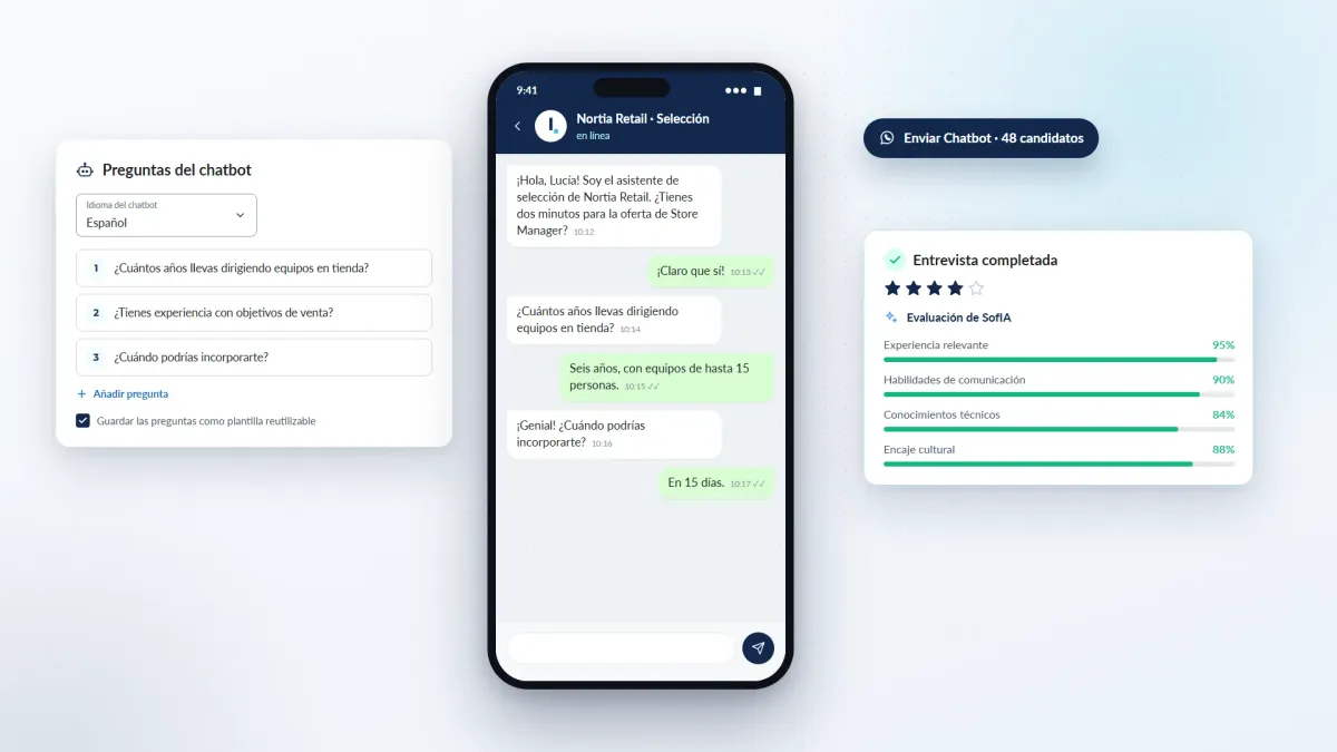 Entrevistas por WhatsApp, a cualquier hora